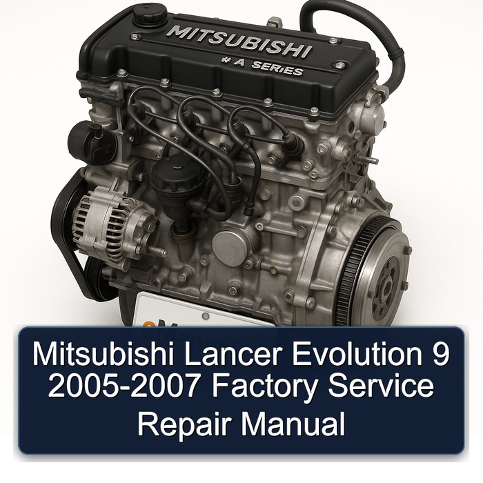Mitsubishi Lancer Evolution 9 2005-2007 Factory Service Repair Manual