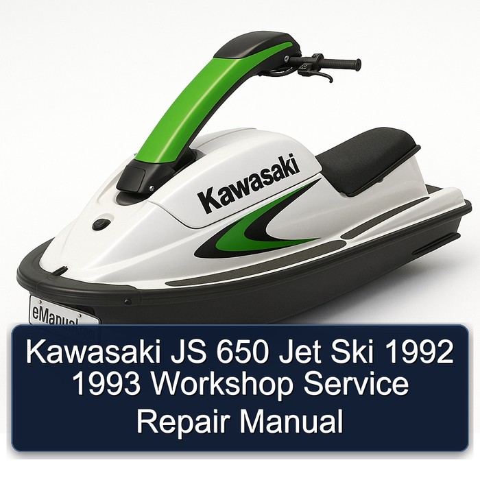 Kawasaki JS 650 Jet Ski 1992 1993 Workshop Service Repair Manual