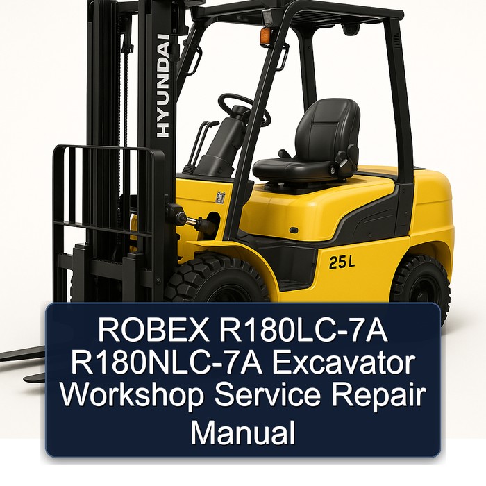 ROBEX R180LC-7A R180NLC-7A Excavator Workshop Manual de servicio y reparación