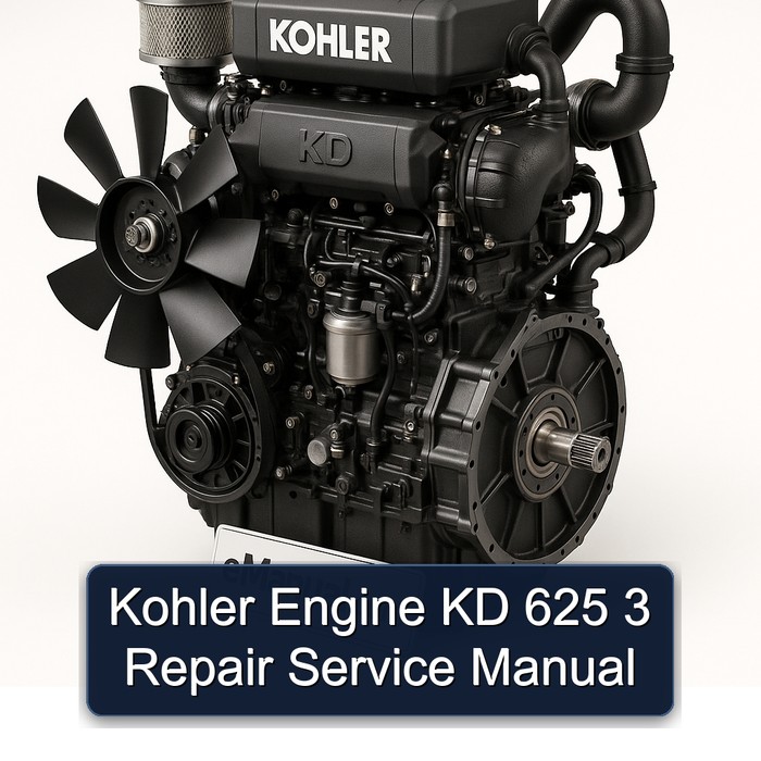Kohler Engine KD 625 3 Repair Service Manual
