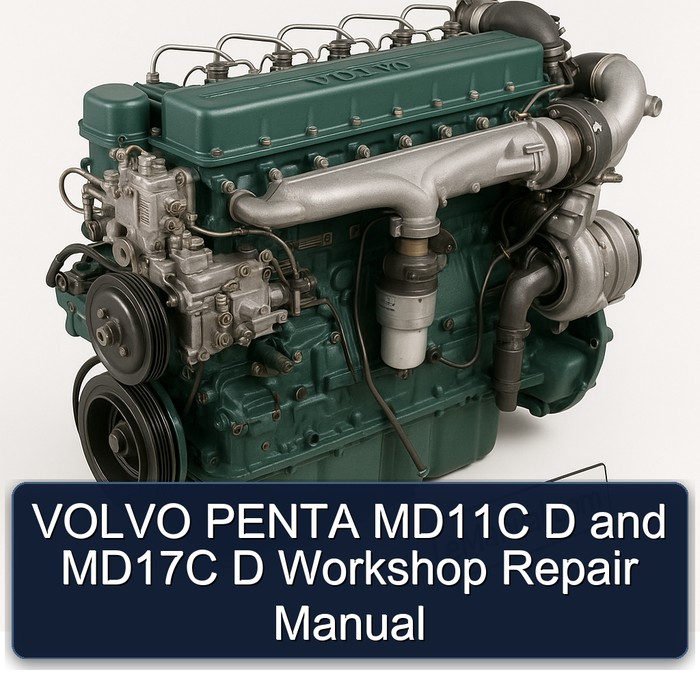 VOLVO PENTA MD11C D and MD17C D Workshop Repair Manual