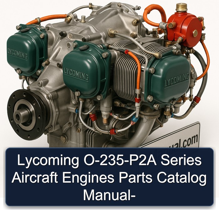 Lycoming O-235-P2A Series Aircraft Engines Parts Catalog Manual-