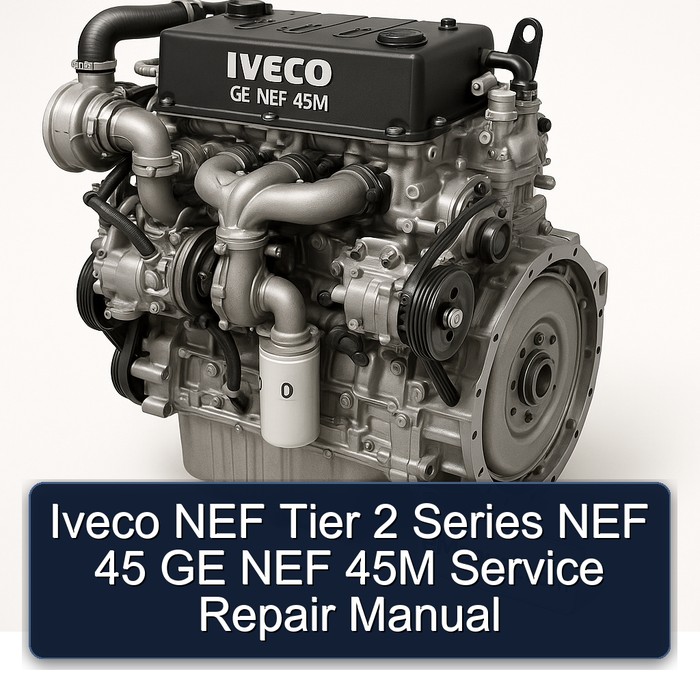 Iveco NEF Tier 2 Series NEF 45 GE NEF 45M Service Repair Manual