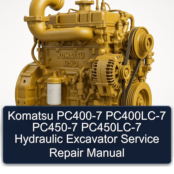 Komatsu PC400-7 PC400LC-7 PC450-7 PC450LC-7 Hydraulic Excavator Service Repair Manual