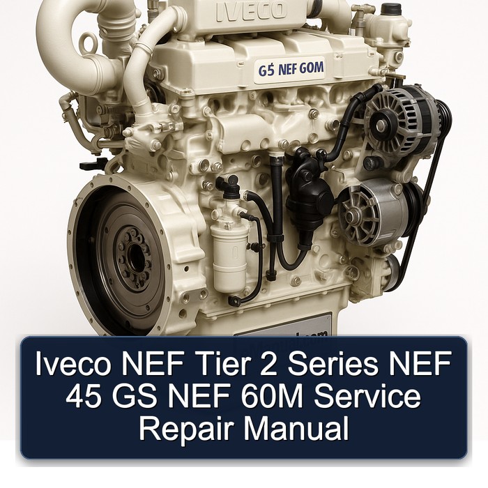 Iveco NEF Tier 2 Series NEF 45 GS NEF 60M Service Repair Manual