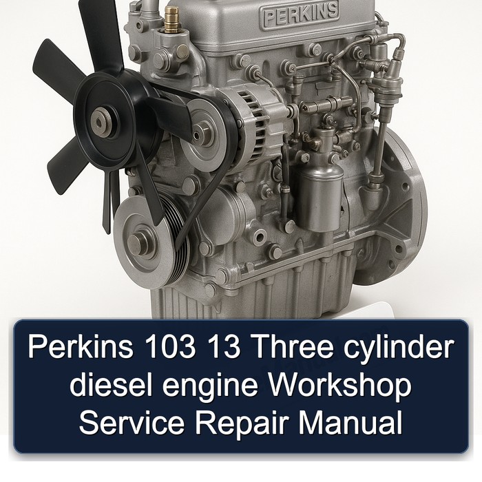Perkins 103 13 Three cylinder diesel engine Workshop Service Repair Manual