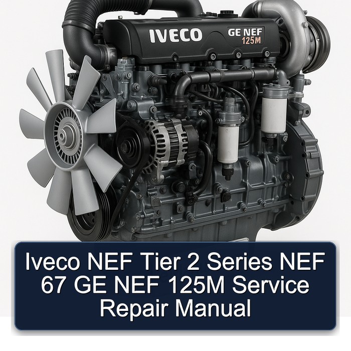 Iveco NEF Tier 2 Series NEF 67 GE NEF 125M Service Repair Manual