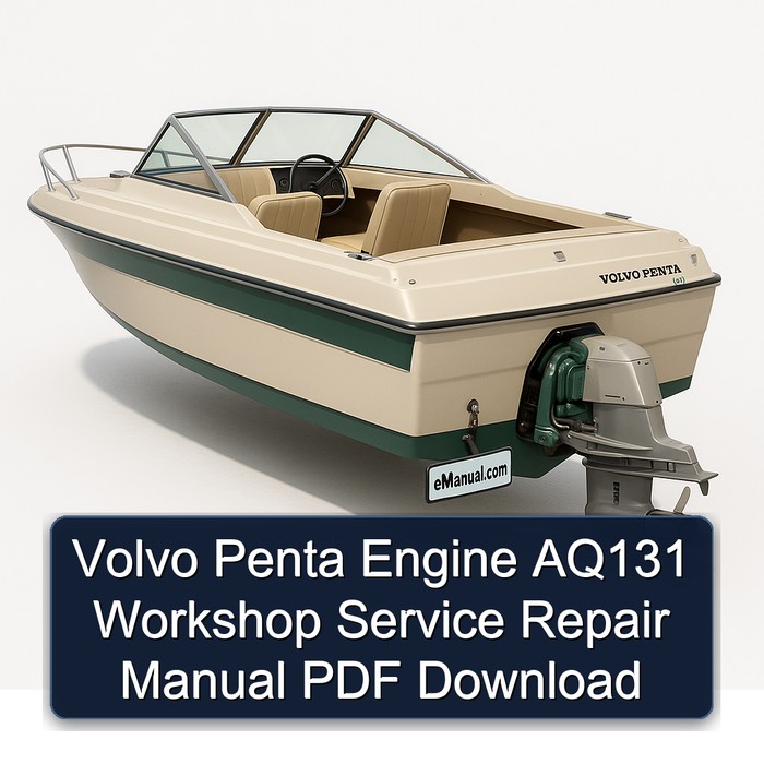 Volvo Penta Engine AQ131 Workshop Service Repair Manual PDF Download