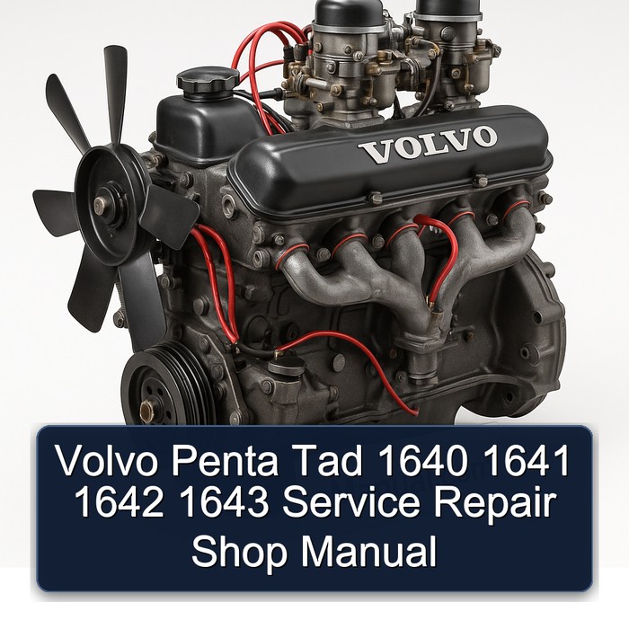 Volvo Penta Tad 1640 1641 1642 1643 Service Repair Shop Manual