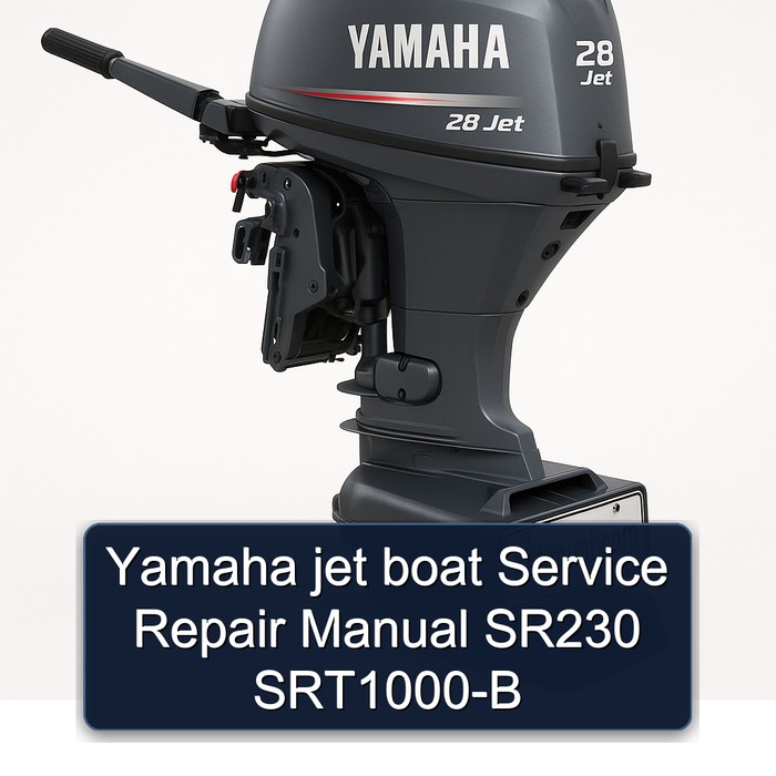 Yamaha jet boat Service Repair Manual SR230 SRT1000-B