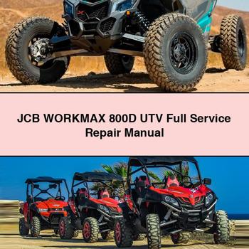 JCB WORKMAX 800D UTV Full Service Repair Manual