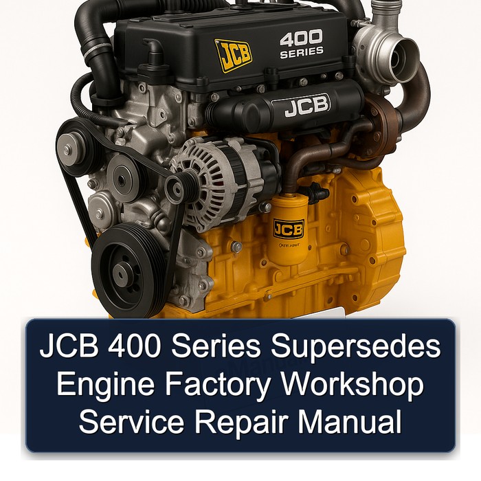 JCB 400 Series Supersedes Engine Factory Workshop Service Repair Manual