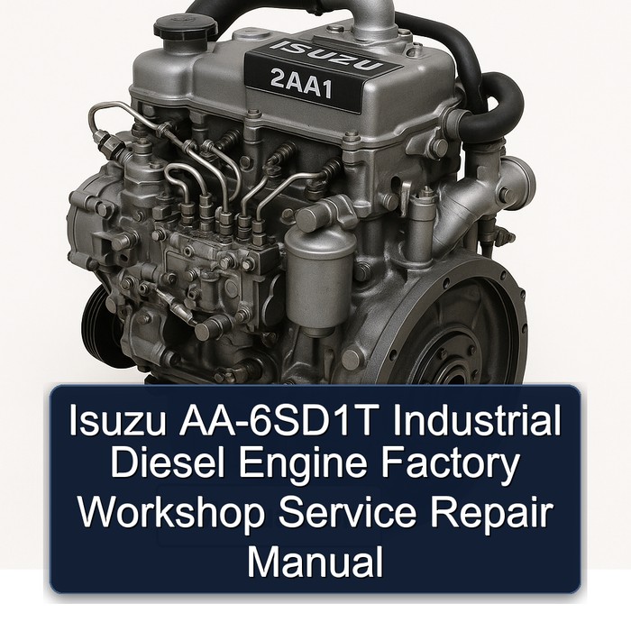 Isuzu AA-6SD1T Industrial Diesel Engine Factory Workshop Service Repair Manual