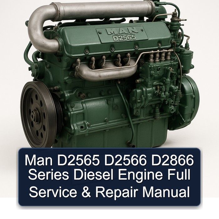 Man D2565 D2566 D2866 Series Diesel Engine Full Service & Repair Manual
