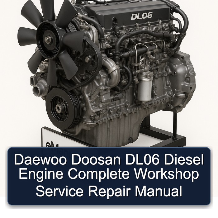 Daewoo Doosan DL06 Diesel Engine Complete Workshop Service Repair Manual