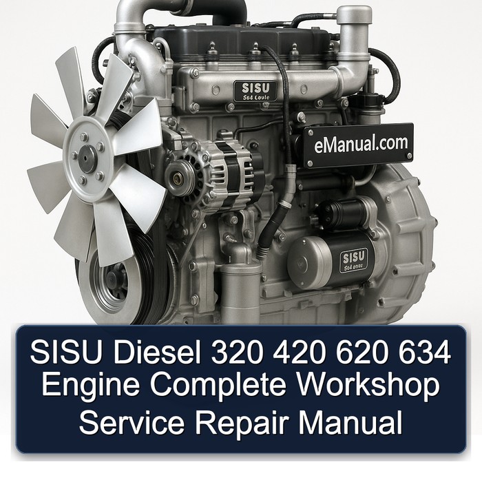 SISU Diesel 320 420 620 634 Engine Complete Workshop Service Repair Manual
