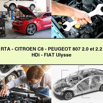 RTA - CITROEN C8 - PEUGEOT 807 2.0 et 2.2 HDi - Fiat Ulysse - Click Image to Close