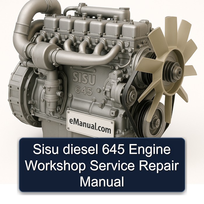 Sisu diesel 645 Engine Workshop Service Repair Manual