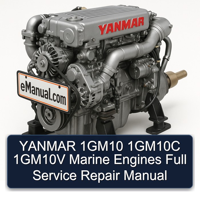 YANMAR 1GM10 1GM10C 1GM10V Marine Engines Full Service Repair Manual