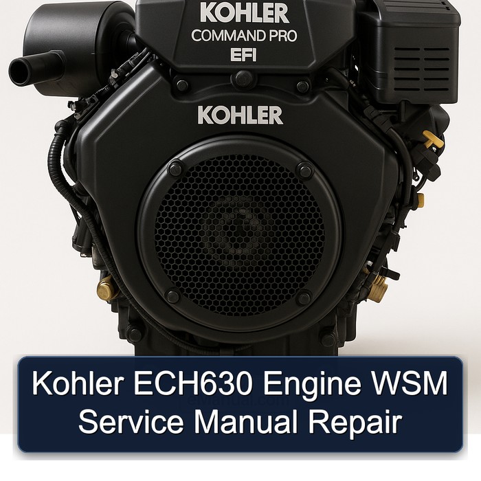Kohler ECH630 Engine WSM Service Manual Repair