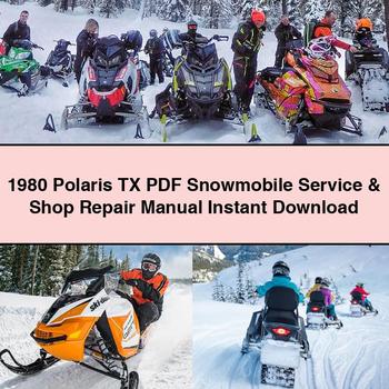 1980 Polaris TX Snowmobile Service Repair Manual