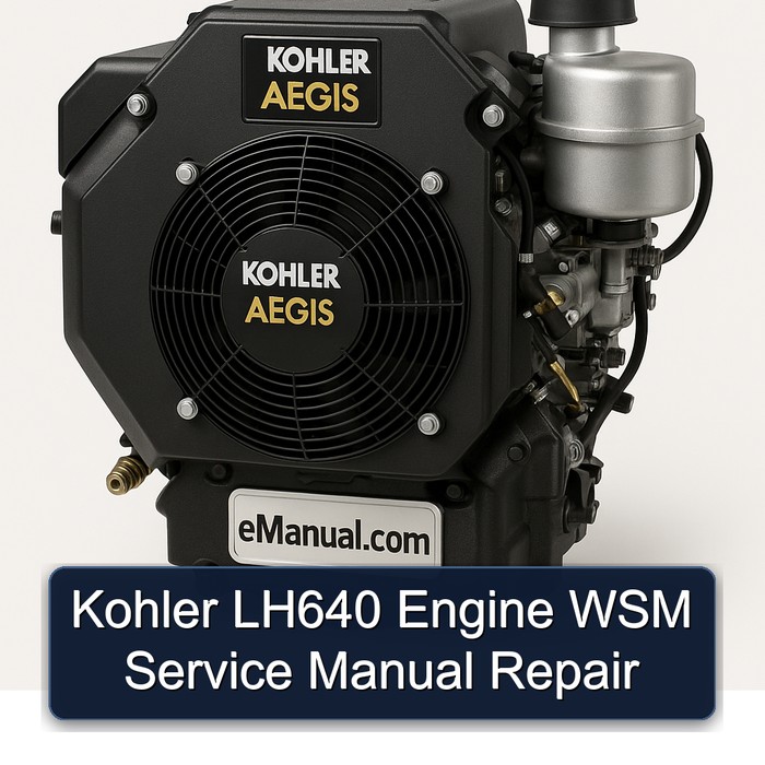 Kohler LH640 Engine WSM Service Manual Repair
