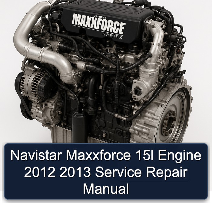 Navistar Maxxforce 15l Engine 2012 2013 Service Repair Manual
