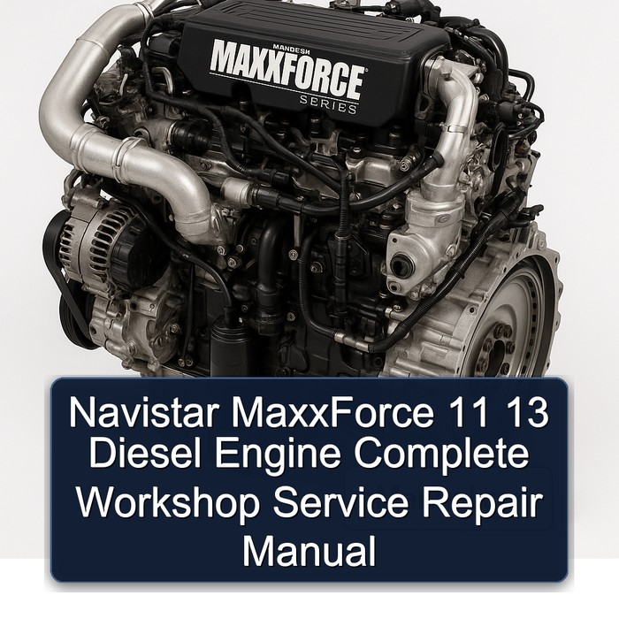 Navistar MaxxForce 11 13 Diesel Engine Complete Workshop Service Repair Manual