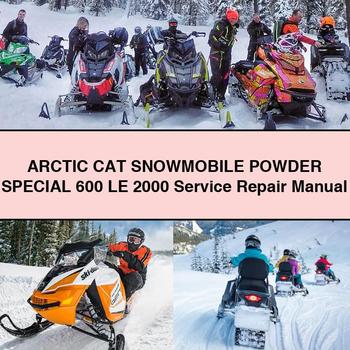 ARCTIC CAT Snowmobile POWDER SPECIAL 600 LE 2000 Manual de servicio y reparación