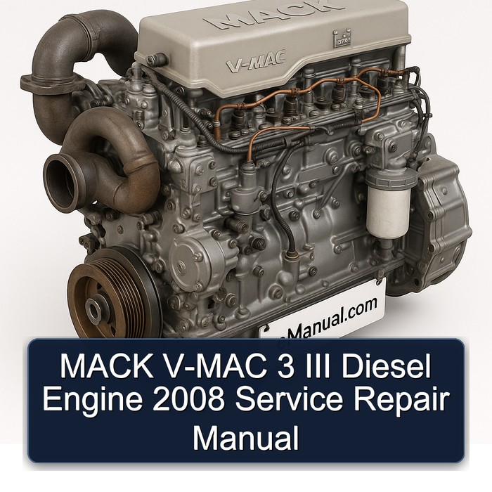 MACK V-MAC 3 III Diesel Engine 2008 Service Repair Manual