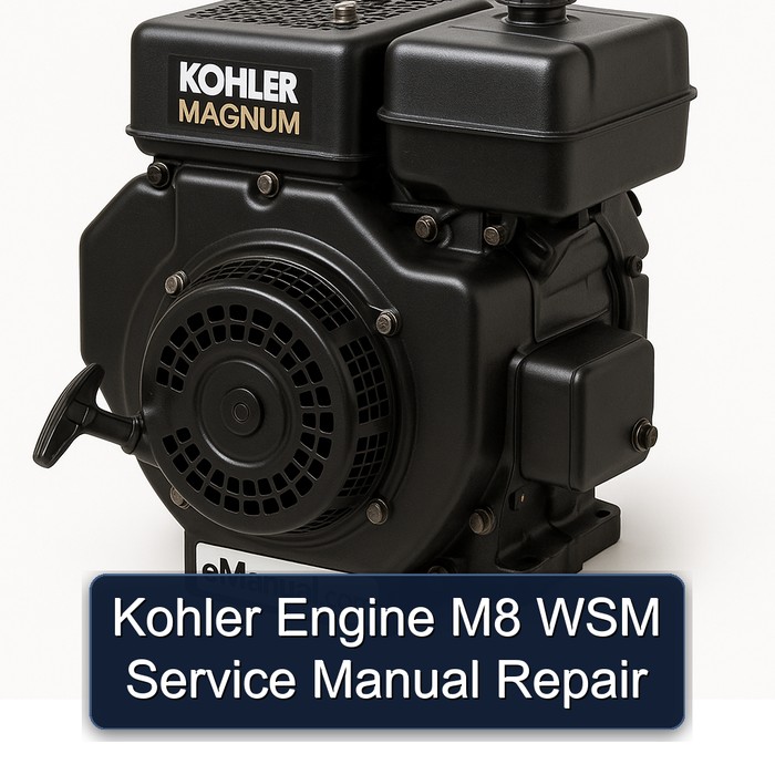 Kohler Engine M8 WSM Service Manual Repair