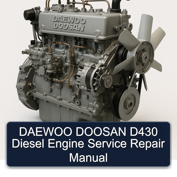 DAEWOO DOOSAN D430 Diesel Engine Service Repair Manual
