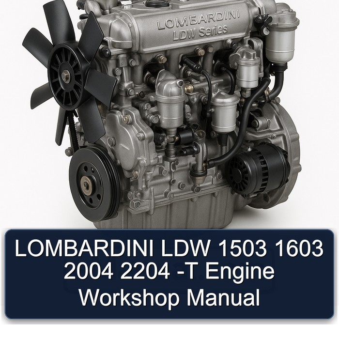 LOMBARDINI LDW 1503 1603 2004 2204 -T Engine Workshop Manual
