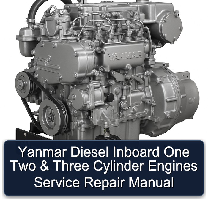 Yanmar Diesel Inboard One Two & Three Cylinder Engines Service Repair Manual
