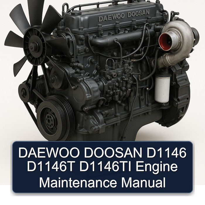 DAEWOO DOOSAN D1146 D1146T D1146TI Engine Maintenance Manual