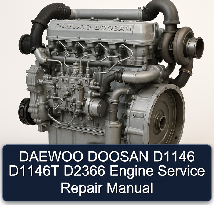 DAEWOO DOOSAN D1146 D1146T D2366 Engine Service Repair Manual