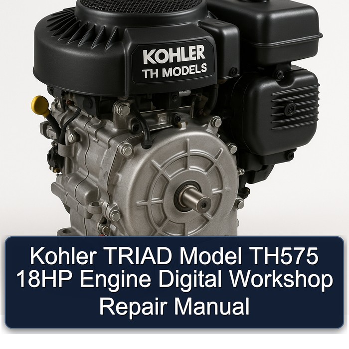 Kohler TRIAD Model TH575 18HP Engine Digital Workshop Repair Manual