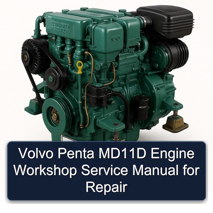 Volvo Penta MD11D Engine Workshop Service Manual for Repair