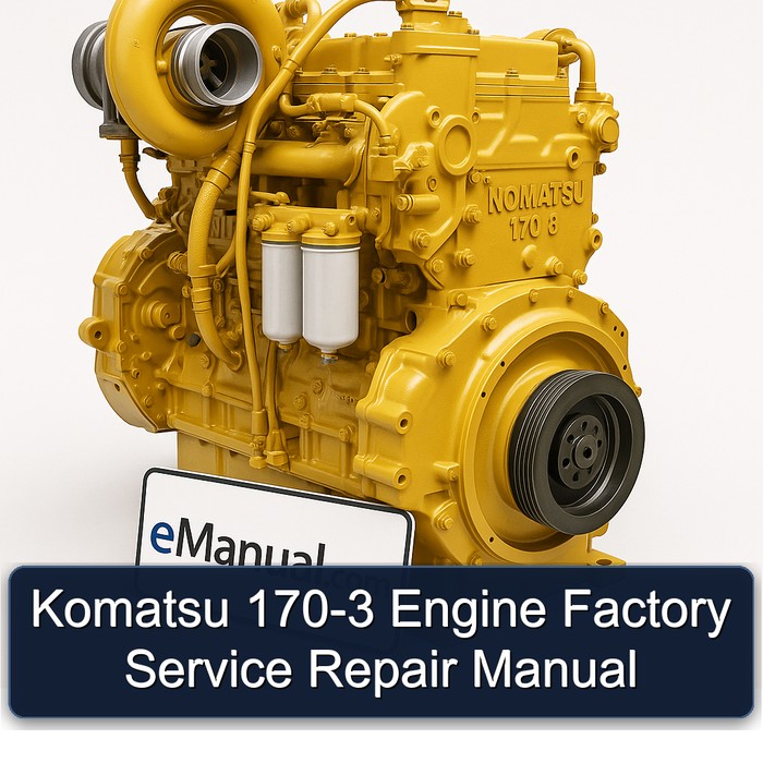 Komatsu 170-3 Engine Factory Service Repair Manual