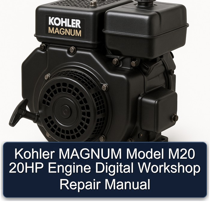 Kohler MAGNUM Model M20 20HP Engine Digital Workshop Repair Manual