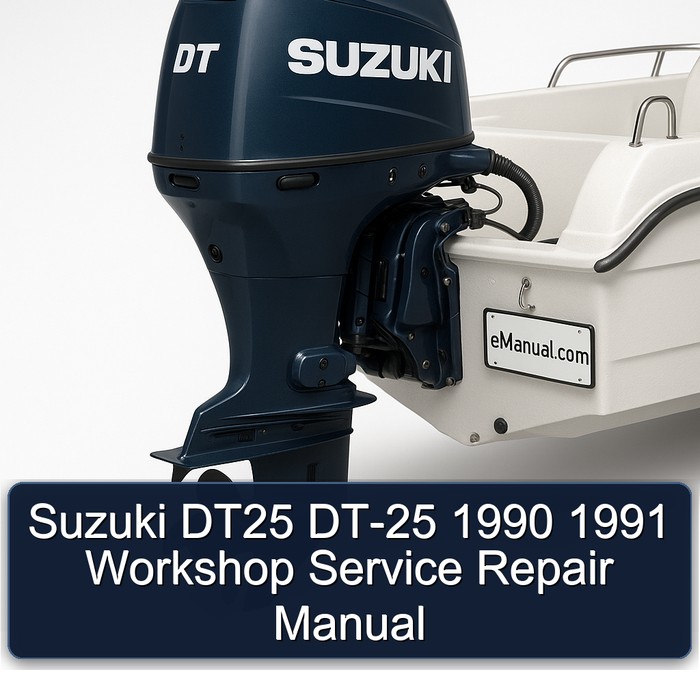 Suzuki DT25 DT-25 1990 1991 Workshop Service Repair Manual