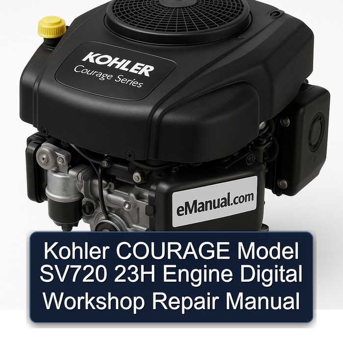 Kohler COURAGE Model SV720 23H Engine Digital Workshop Repair Manual