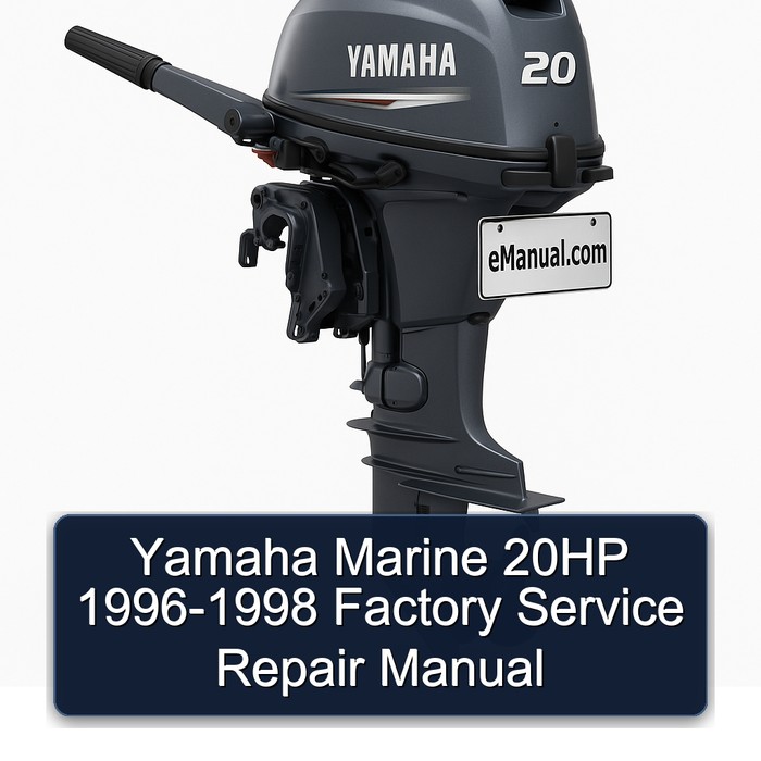 Yamaha Marine 20HP 1996-1998 Factory Service Repair Manual