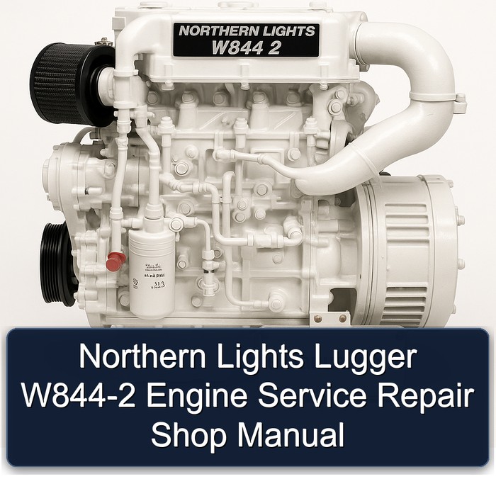 Northern Lights Lugger W844-2 Engine Service Repair Shop Manual