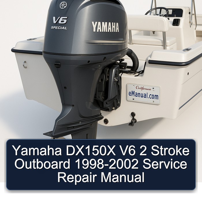 Yamaha DX150X V6 2 Stroke Outboard 1998-2002 Service Repair Manual