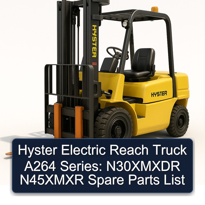 Hyster Electric Reach Truck A264 Series: N30XMXDR N45XMXR Spare Parts List