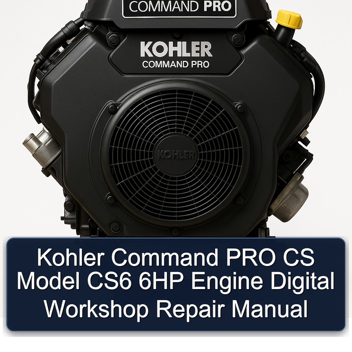Kohler Command PRO CS6 6 PS Motor - Digitales Werkstatt-Reparaturhandbuch