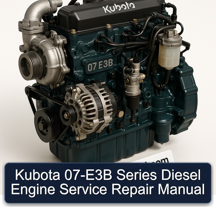 Kubota 07-E3B Series Diesel Engine Service Repair Manual