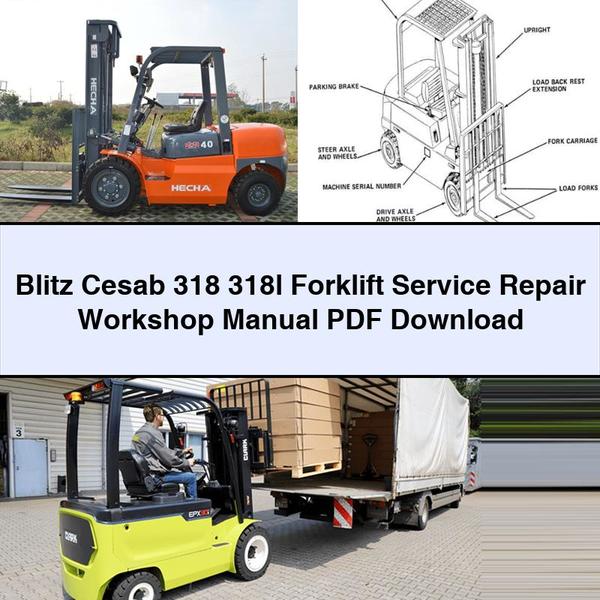 Blitz Cesab 318 318l Forklift Service Repair Workshop Manual