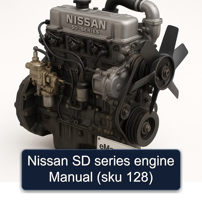 Nissan SD series engine Manual (sku 128)
